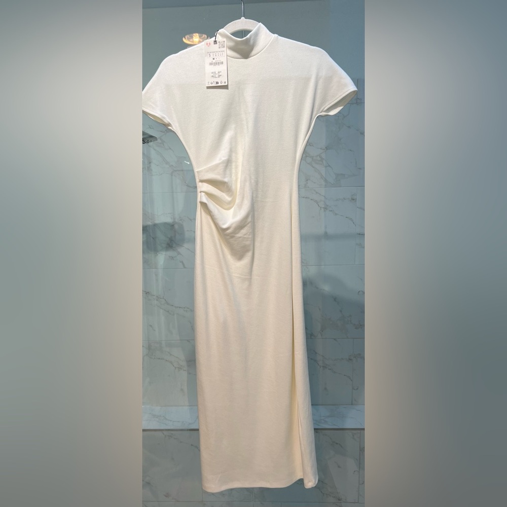 Zara fitted midi dress